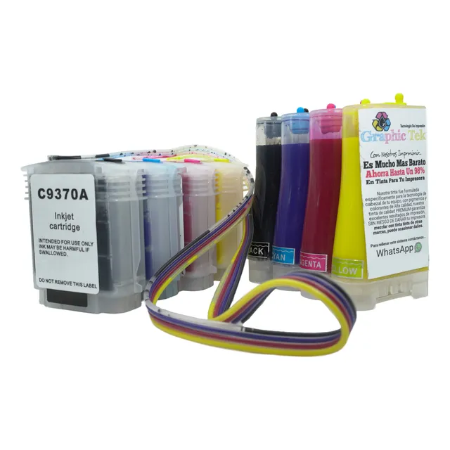 Tinta Continua Compatible Cartuchos Hp 738 Plotter T850 T950