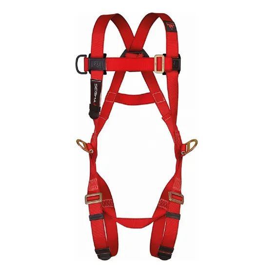 Arnés De Seguridad 3  Argollas Segma Certificado Isp Y Ansi Xl Rojo