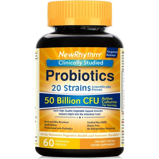 Probioticos 50 Mil Millones Cfu 20 Cepas, 60 Cáps De Eeuu 