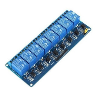 Módulo De 8 Relevadores 5v Con Optoacopladores, Arduino Módulo De 8 Relevadores 5v Con Optoacopladores, Arduino