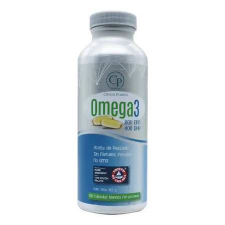 Omega 3 800 Epa Y 400 Dha X120 Cápsulas Blandas