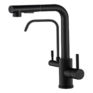 Torneira De Bancada Cozinha P/ Filtro Extensível Preto Acabamento Fosco Torneira De Bancada Cozinha P/ Filtro Extensível Preto Acabamento Fosco