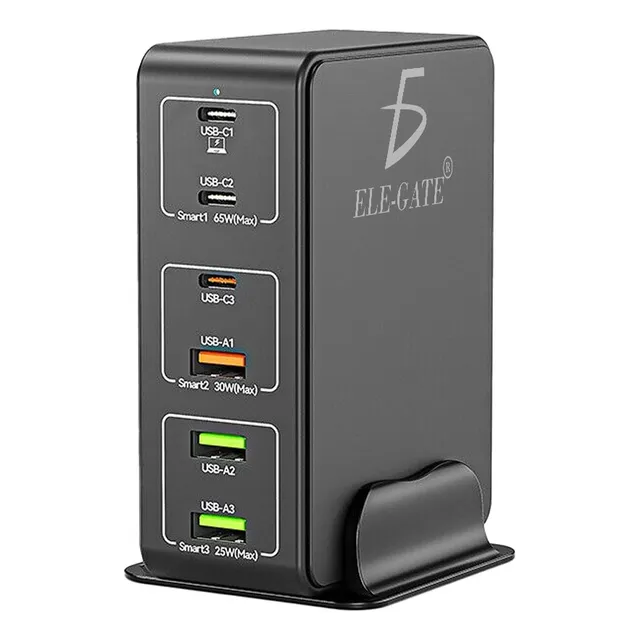 Hub Adaptador Múltiple Usb Carga Rápida Tipo C Compacto