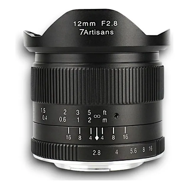 Lentes 7 Artisans Profesional 12 Mm F2.8 Sony Manual Fija