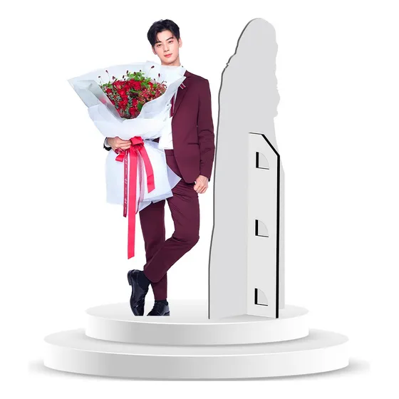 Figura De Cha Eun - Woo Astro En Tamaño Real De Coroplast