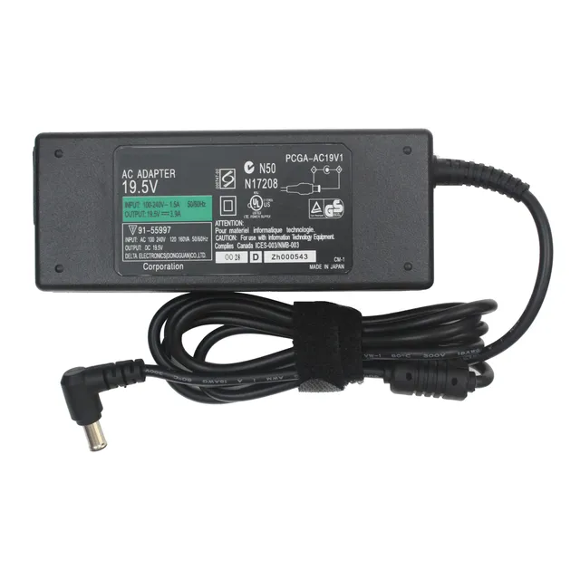 Cargador Para Sony Vaio Vpc-f 19.5v 3.9a 76w 6.4x4.4mm Pin C