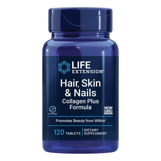 Colágeno Supplement Life Extension Para Cabello, Piel Y Uñas