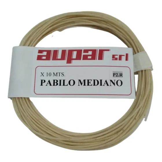 Pabilo Mediano Con Baño X 10 Mts. Para Todo Tipo De Velas