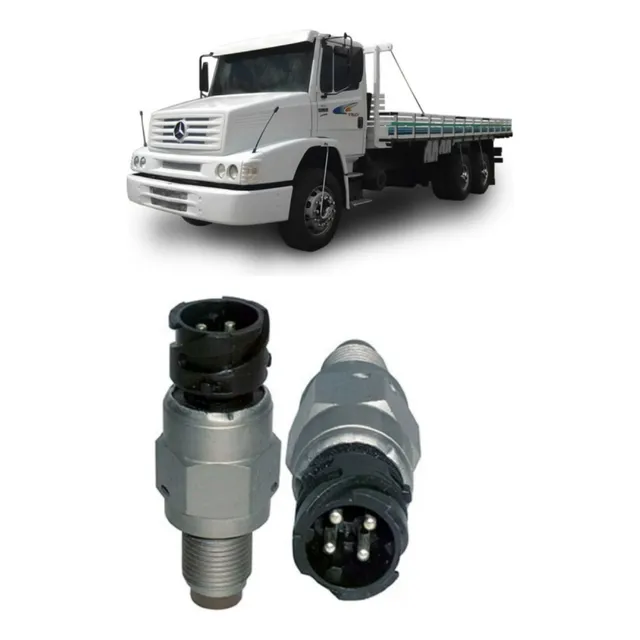 Sensor Velocidade Câmbio Alumínio 4 Pino Mb L1620-0155422417