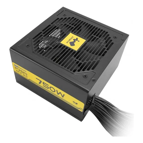 Fuente De Poder Inwin P75fii 80 Plus Gold Atx 750w Negro