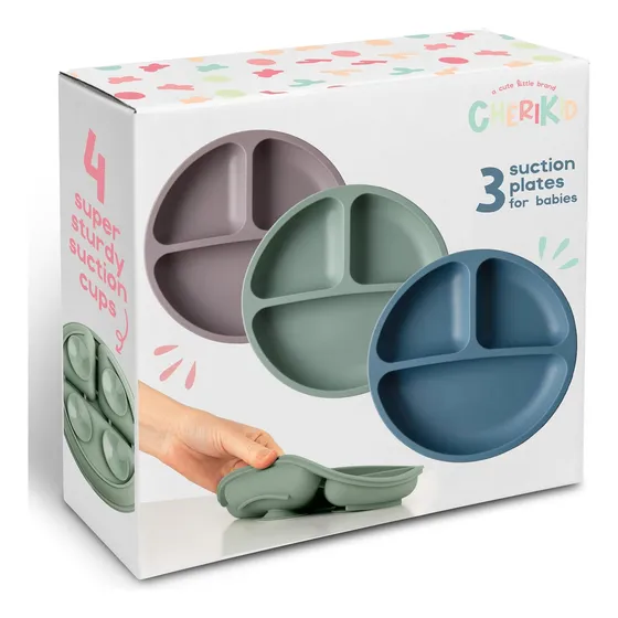Platos Irrompibles Con Succion Para Bebes O Niños