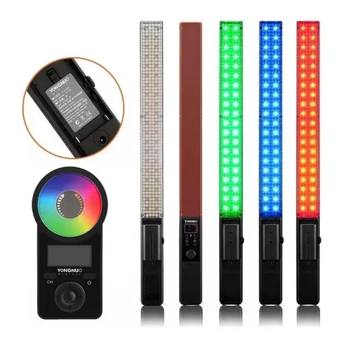 Bastão Led Rgb Com 2 Baterias Yongnuo Yn360iv 24w Bicolor