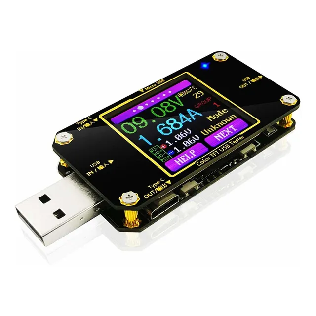 Medidor Usb Bluetooth Monitor Corriente Voltaje Tipo Pd
