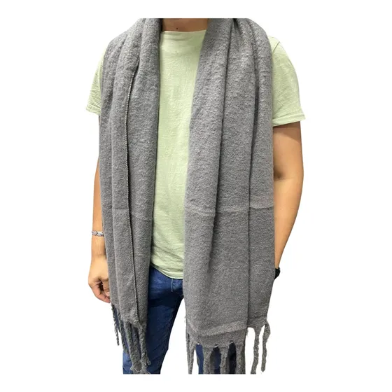 Maxi Bufanda Echarpe Lana  Invierno Unisex Abrigo Termico