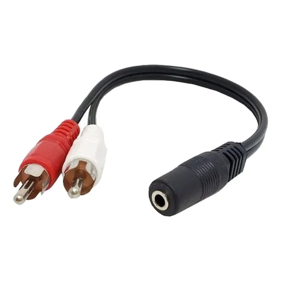 Ficha Spica 3.5 Hembra A 2 Rca Macho O Hembra