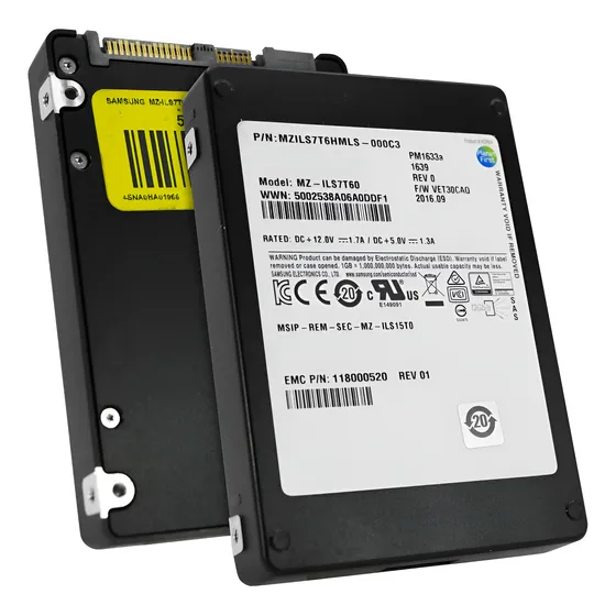 Ssd Enterprise Samsung 7.68tb, Mzils7t6hmls, 2.5, Sas, 12gb