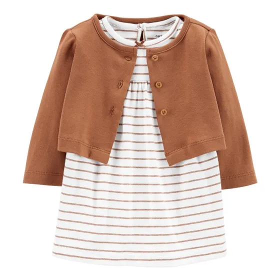 Conjunto De Vestido Abrigado (2 Piezas) 1n676610 Carter's