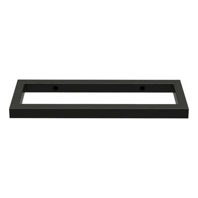 Toalheiro Rosto Banheiro Estilo Industrial 30cm Preto Fosco