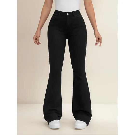 Pantalón Jean Oxford Elastizado Levanta Cola Modelador
