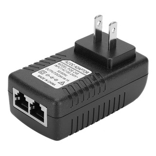 Poe Plug Injector Dc 24v 1a Adaptador De Corriente Eu/us Est Poe Plug Injector Dc 24v 1a Adaptador De Corriente Eu/us Est