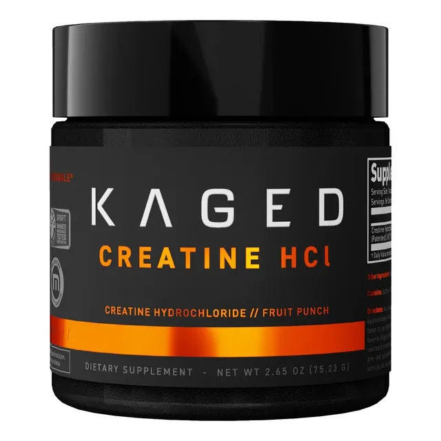 Supplement Kaged Creatine Hcl Powder Fruit Punch 75 Servings