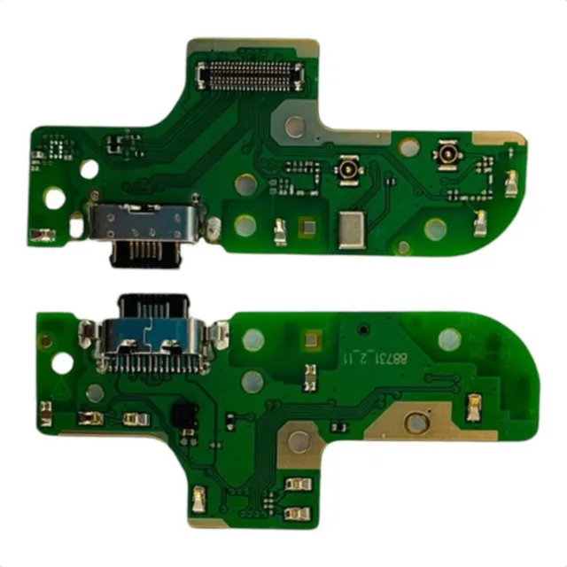 Placa De Carga Conector Microfone Para Moto G9 Power