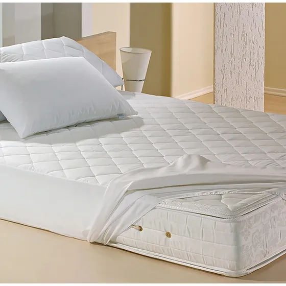 Protector De Colchón Impermeable De 2 Plazas Blanco 2 Plazas