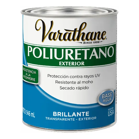 Poliuretano Exterior Brillante Varathane 946ml Protección
