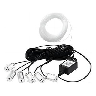 6 En 1 Tiras Led Rgb Luces Interior Auto 8m Fibra Optica Led 6 En 1 Tiras Led Rgb Luces Interior Auto 8m Fibra Optica Led
