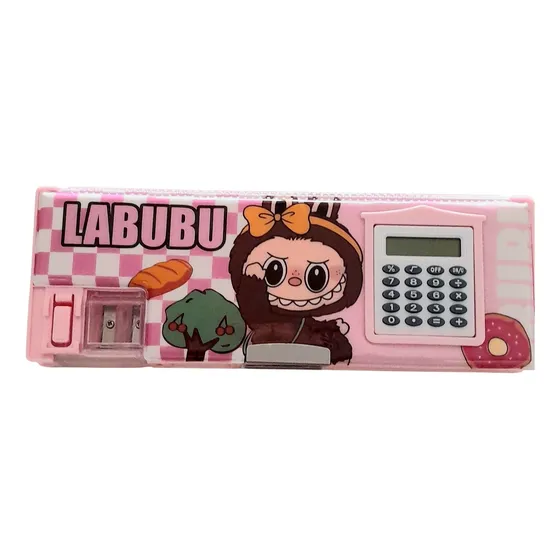 Cartucheras Labubu Retro Con Calculadora