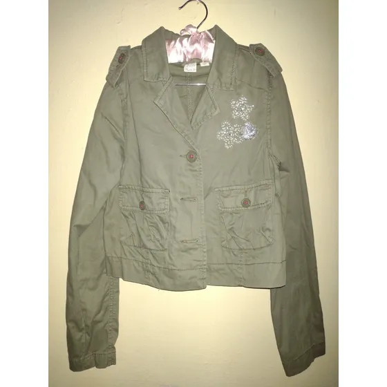 Chaqueta Para Niña Adolescente Place Talla 14 Y Jean Blanco
