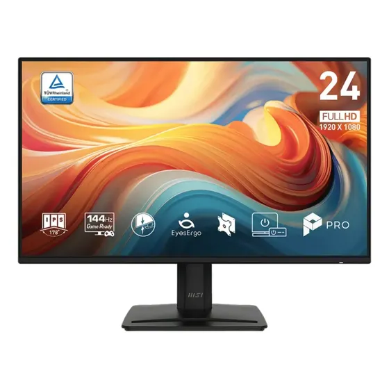 Monitor Led Ips Msi Pro Mp242a E14a 24 Full Hd 144hz Hdr Negro | Cuotas sin interés