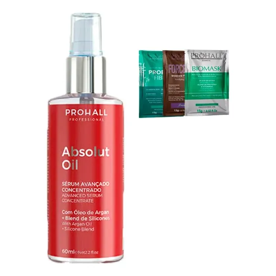 Óleo Reparador De Pontas Sérum Absolut Oil 60ml Prohall