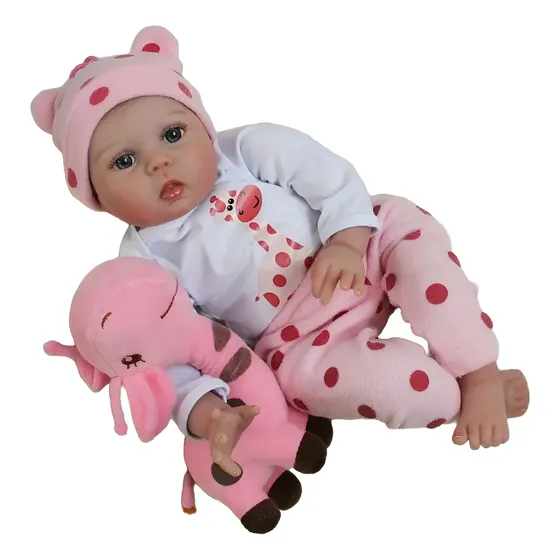 Muñecas 22 Pulgadas 55 Cm Bebé Recién Nacido Realista
