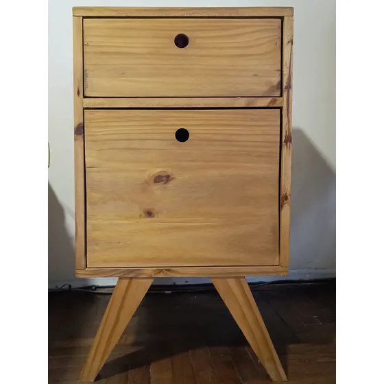 Mesa De Luz De Pino 70x40x30