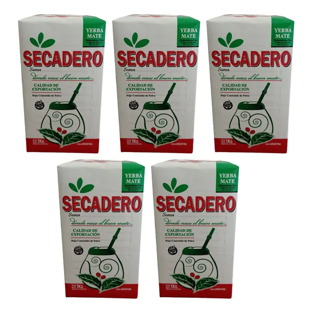 Yerba Secadero  Sin Tacc 1 Kg X 5 Un