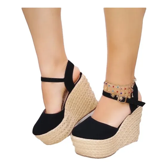 Lindas Sandalias Plataforma Para Dama Nueva Colección Bl