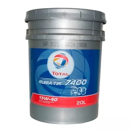 Aceite Total Rubia 7400 X20 Litros Balde Camion Pesado