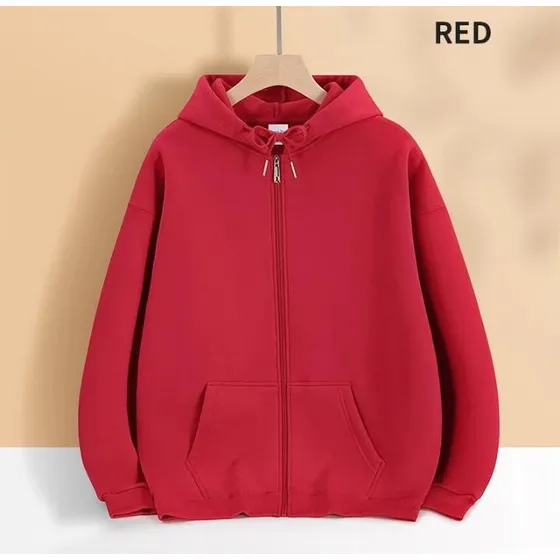 Casacas, Sudadera, Polera Con Cierre Bolsillo Canguro