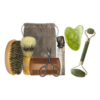 Kit Para Barba Bigote Cuidado Para Hombres Set Herramientas Kit Para Barba Bigote Cuidado Para Hombres Set Herramientas