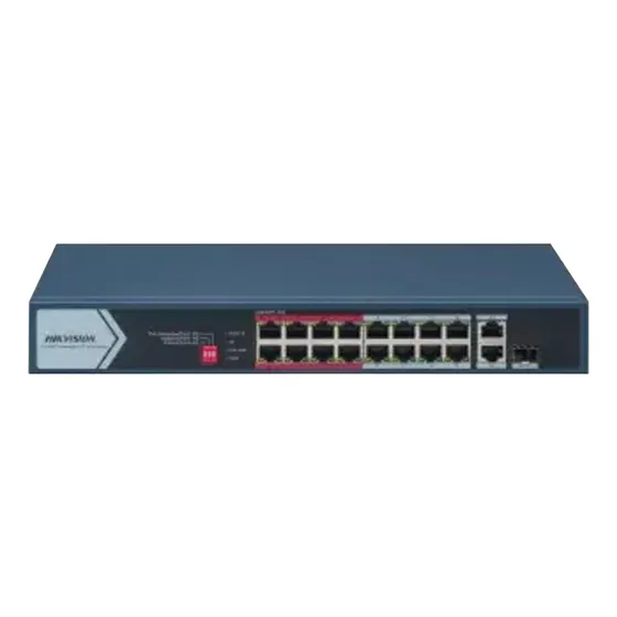 Switch Poe+ / No Administrable / 16 Puertos 10/100 Mbps Poe+