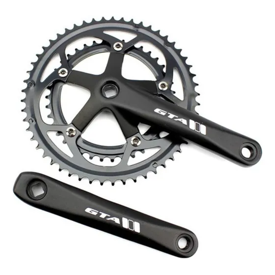 Pe De Vela Bike Speed 39/53 Ponta Quadrada Caloi 10 Cor Preto