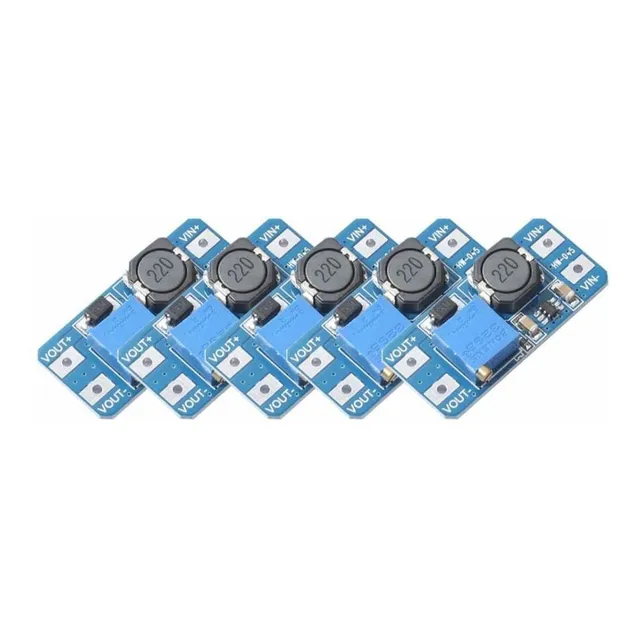 5 Unidad Mt3608 Dc-dc Boost Power Converter 2a Regulador