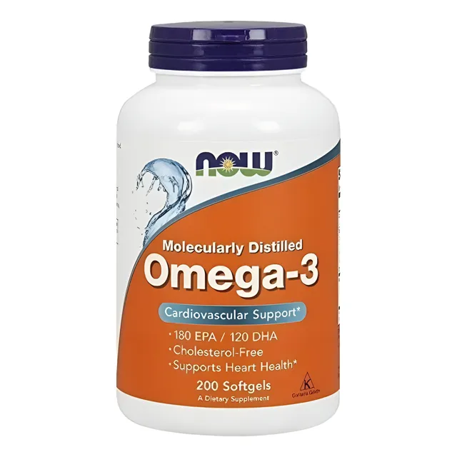 Omega 3 Now 1000mg 200 Cápsulas 