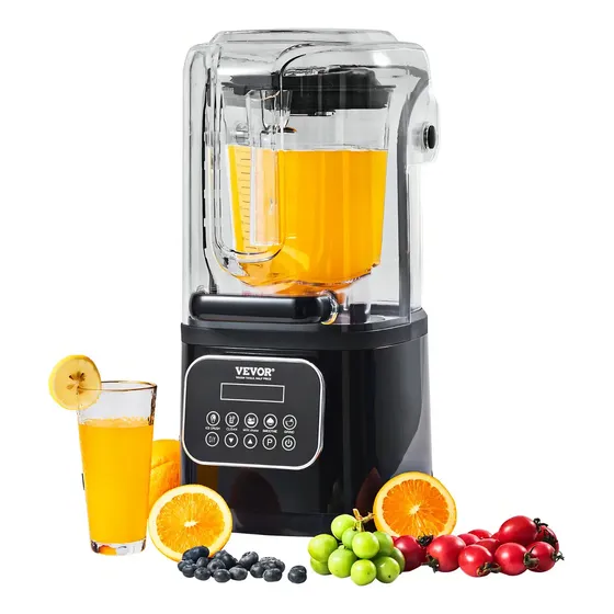 Licuadora Smoothie Profesional Comercial Hielo 68oz Color Negro