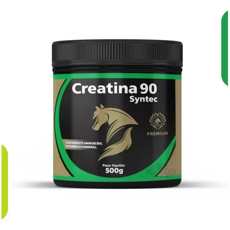 Syntec Creatina 90 Suplemento P/ Cavalos 500g Aumento Massa Muscular