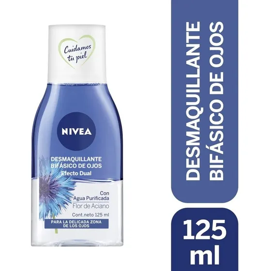 Desmaquillante Bifásico de Ojos con Doble Acción 125 ml Nivea