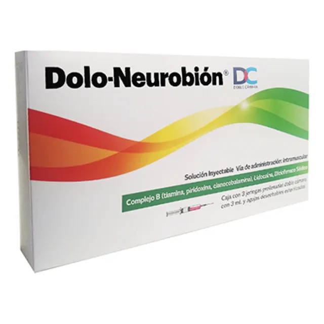 Dolo-neurobion Dc Dolo-Neurobion DC 75/1/100/100 Mg 3 Ml C/3 Jeringa Prellenada - Procter & gamble manufacturing méxico, s. de. r.l. de c.v.