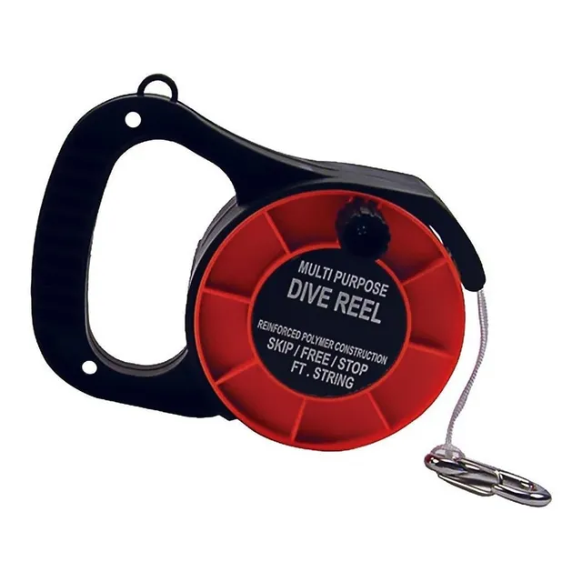 Buceo Carrete Linea Mango Plastico 290 Ft Largo Cadena