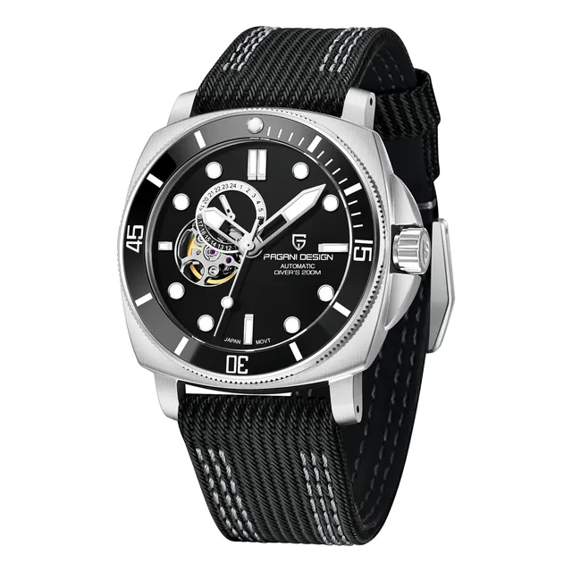 Haiqin Pagani Diseño Hombres Reloj Mecánico Nsqr2